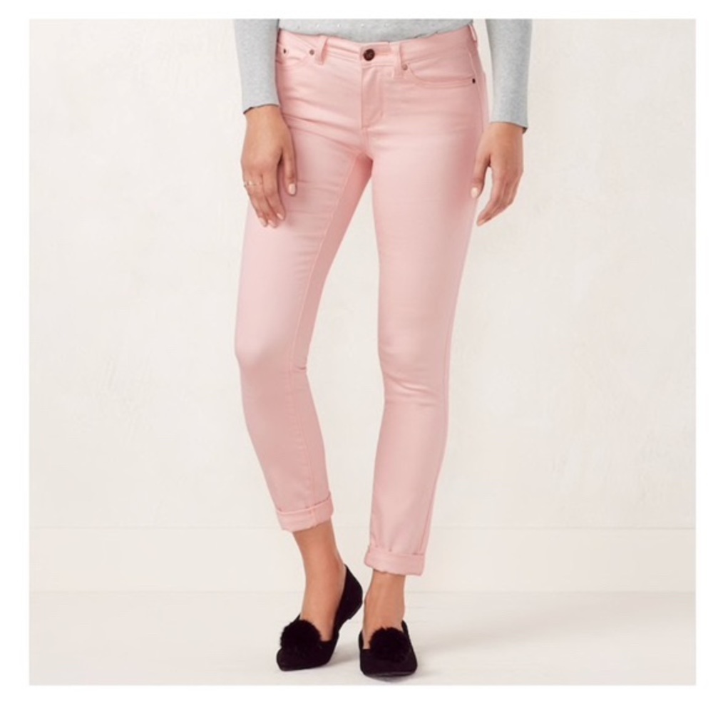 Coral Jeans from LC Lauren Conrad